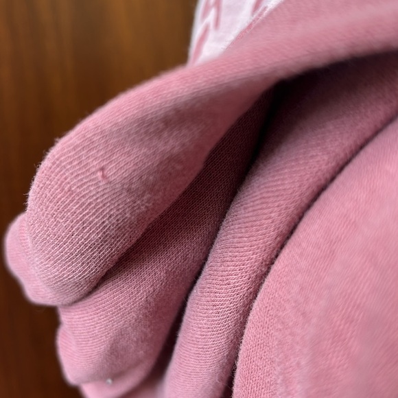 Mossy Oak    French Terry   Full zip Hoodie EUC   Dusty Rose/White    Size S - Picture 8 of 16